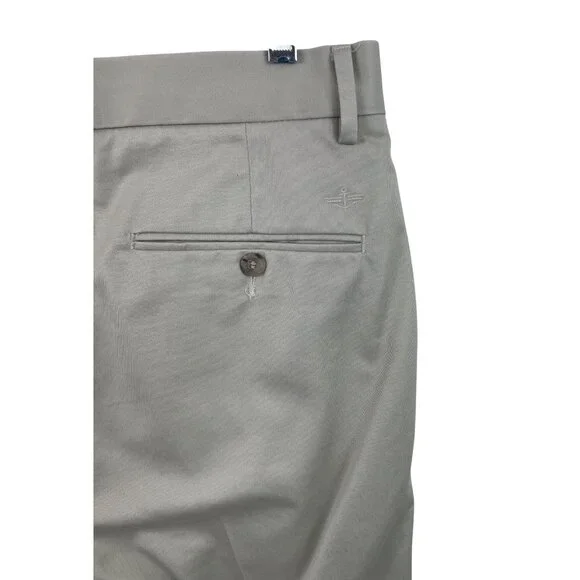 Dockers Men's Signature Khaki Slim Fit D1 Flat Front Pants 34x30 - Picture 6 of 9